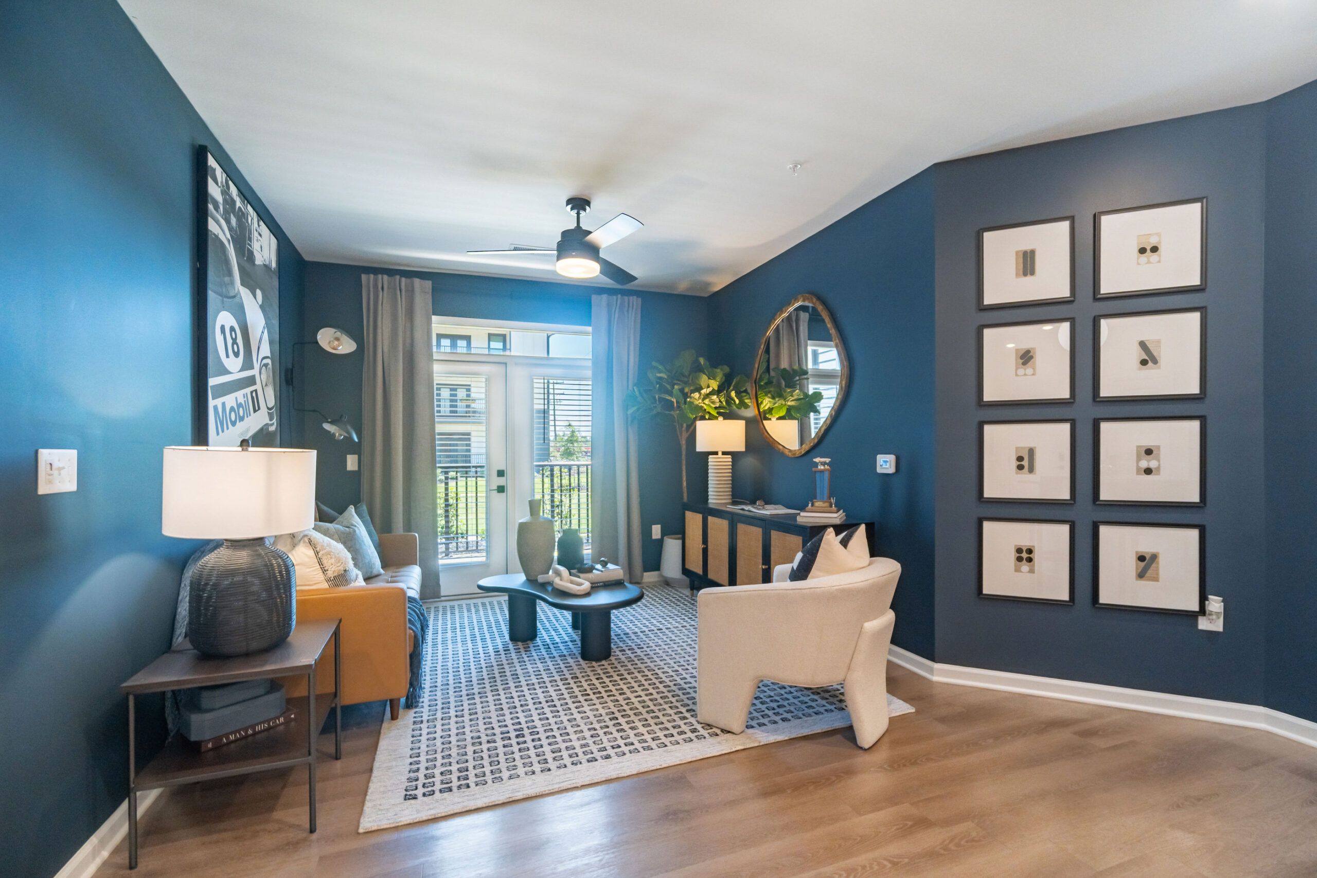 Living room at Evolve at Lake Norman